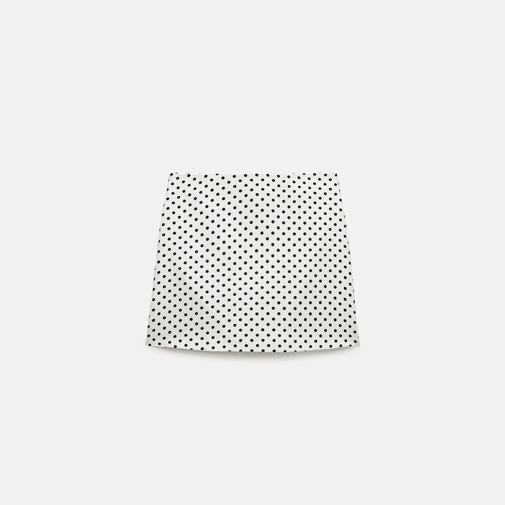Polka Dot Mini Skirt ZARA Small